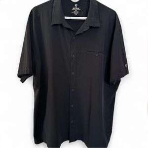 Kuhl Shirt Mens XXL Renegade Tufflex Black Short Sleeve Performance Stretch